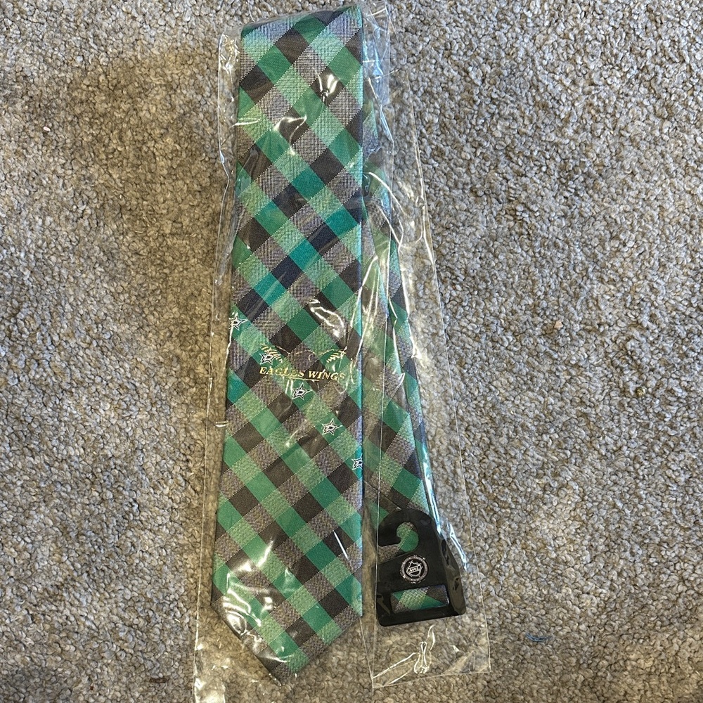 NHL Dallas Stars Brand New Green and Black Tie
